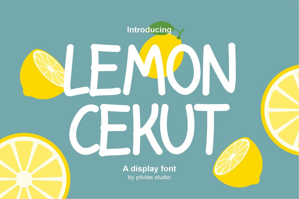 Czcionka Lemon Cekut