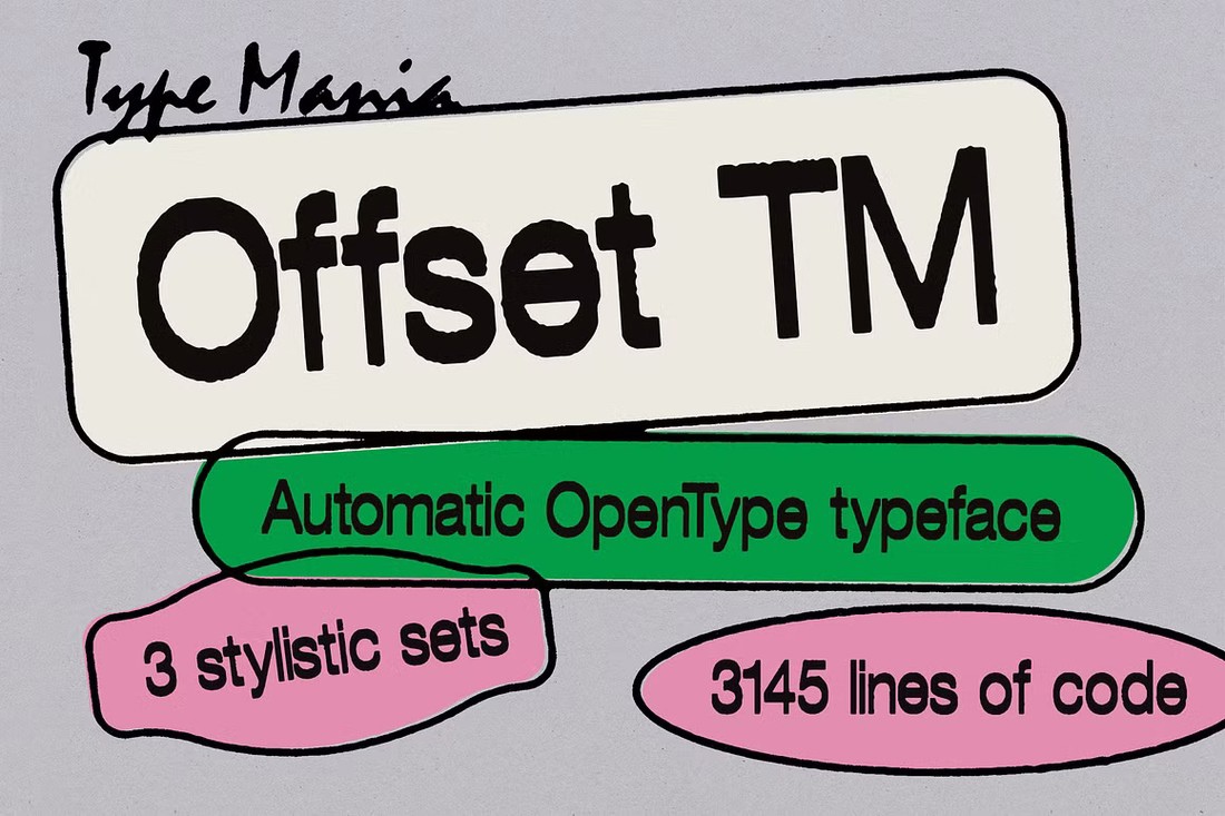 Czcionka Offset TM