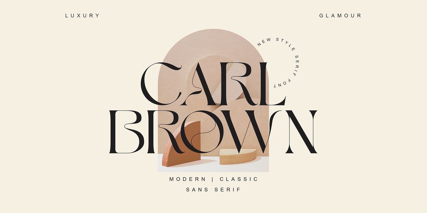 Czcionka Carl Brown