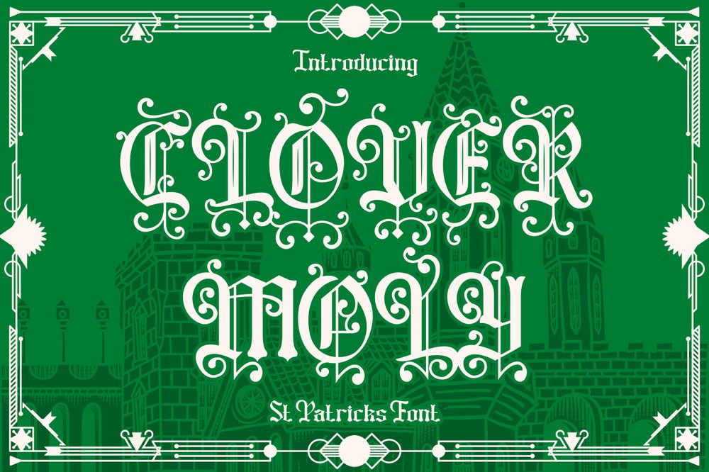 Czcionka Clover Moly