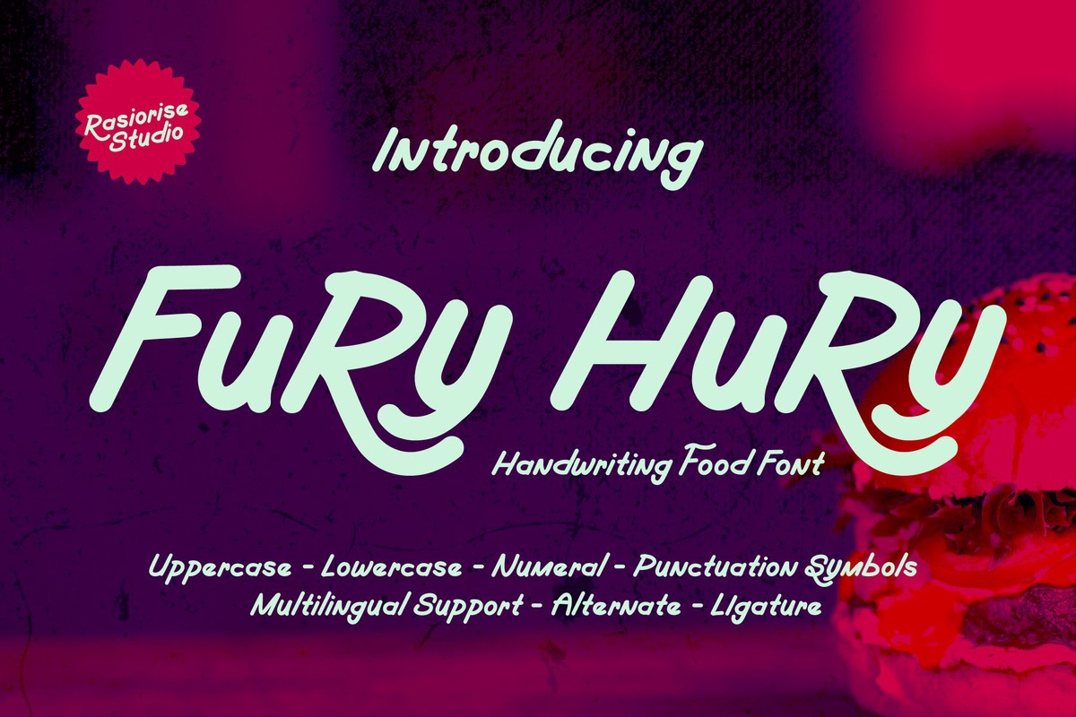 Czcionka Fury Hury