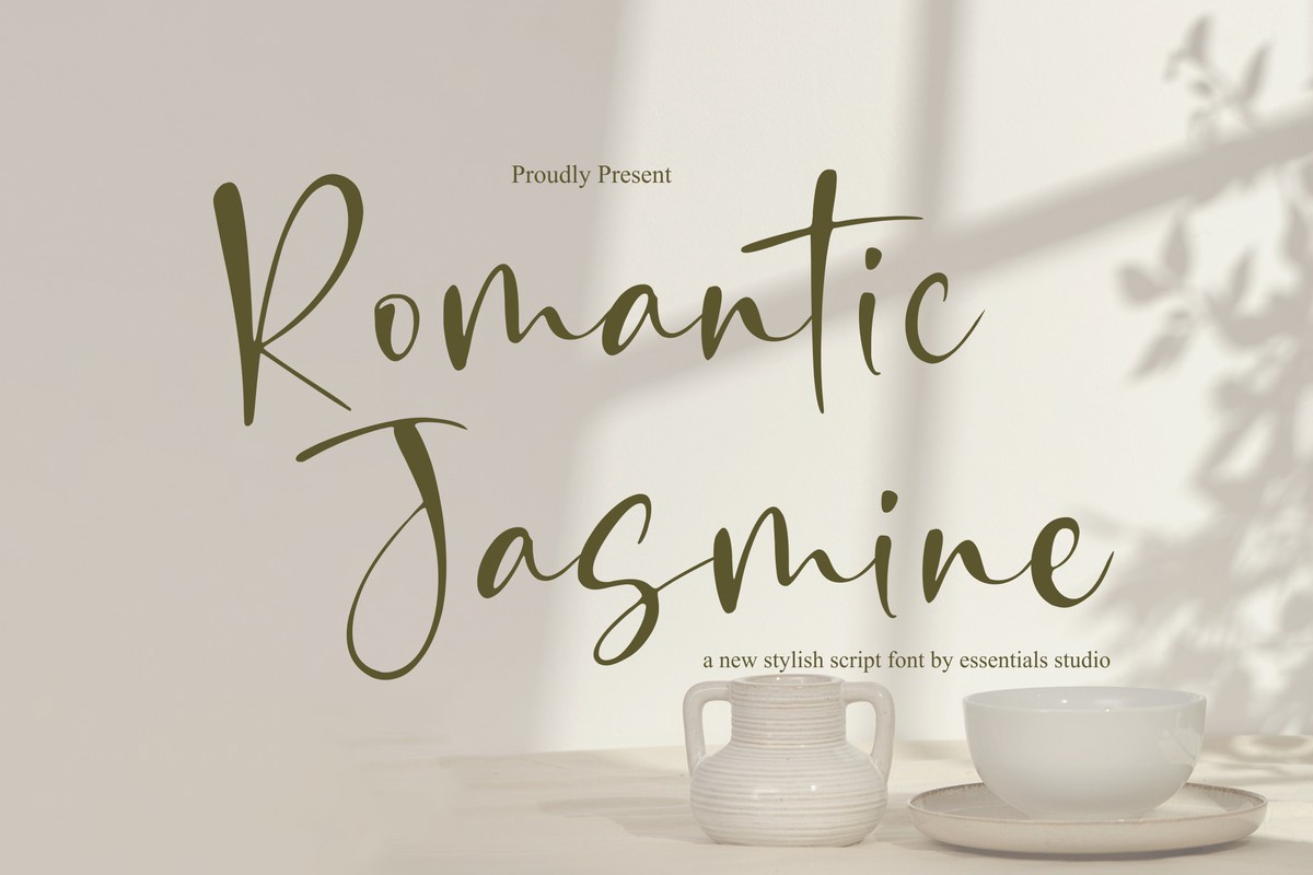 Czcionka Romantic Jasmine