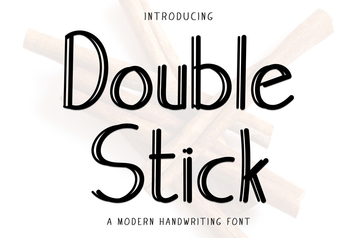 Czcionka Double Stick