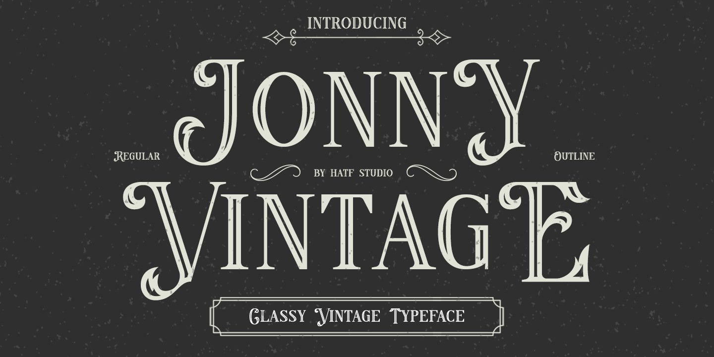 Czcionka Jonny Vintage