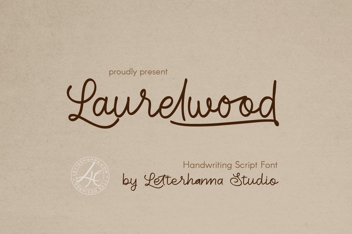 Czcionka Laurelwood