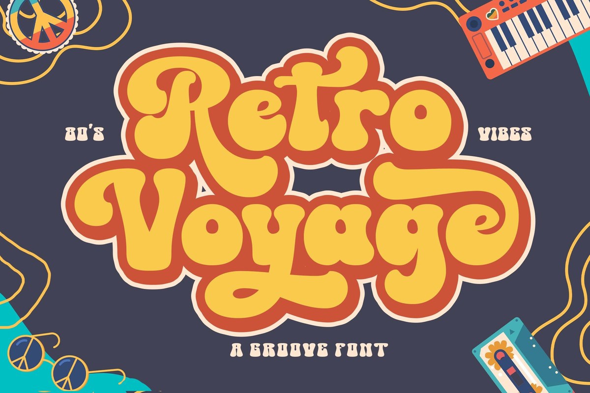 Czcionka Retro Voyage