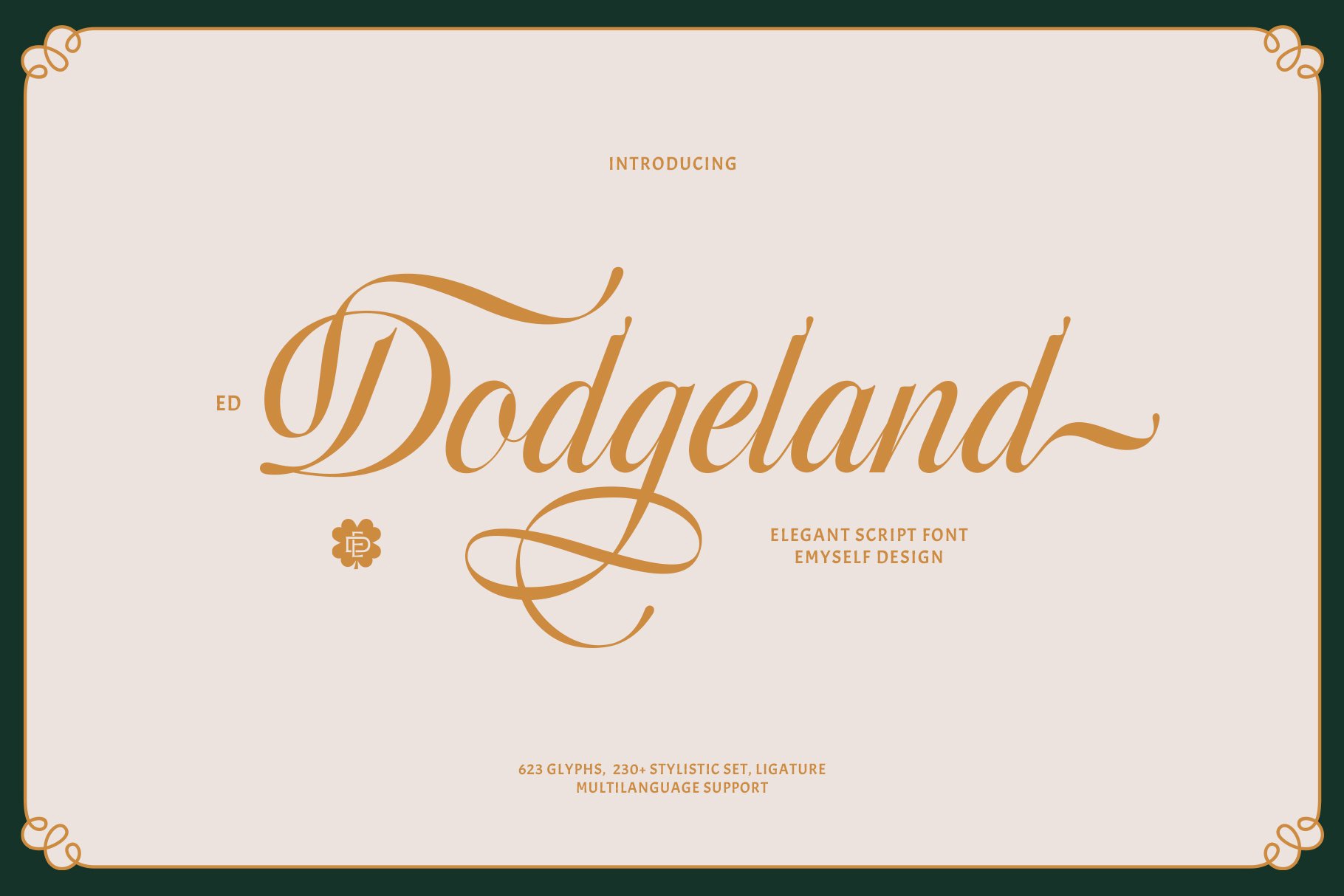 Czcionka ED Dodgeland