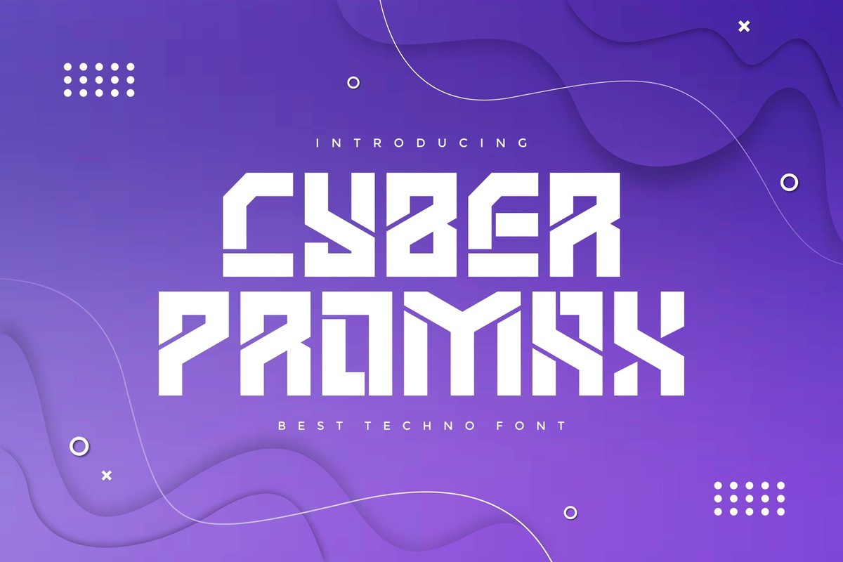 Czcionka Cyber Promax