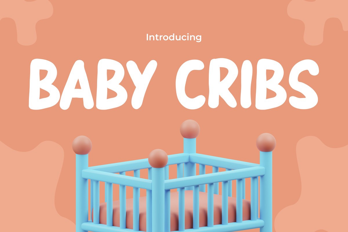 Czcionka Baby Cribs