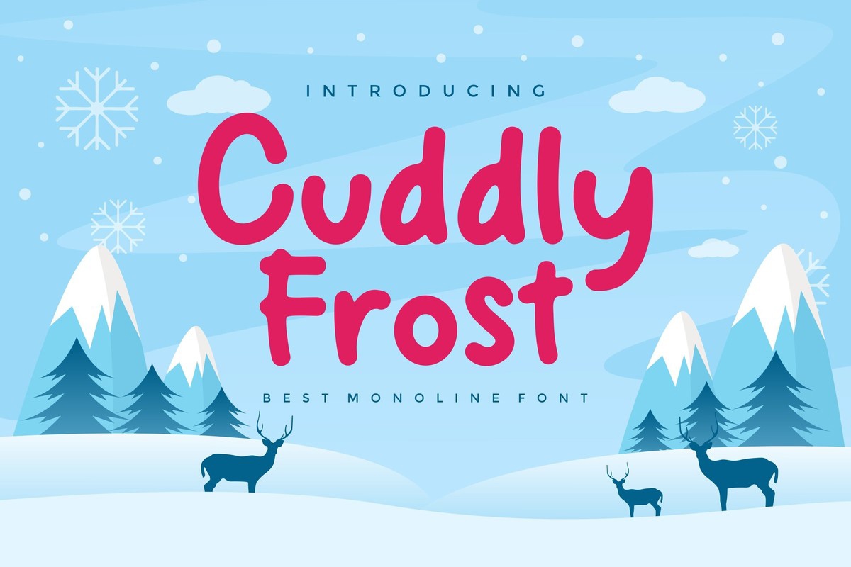 Czcionka Cuddly Frost