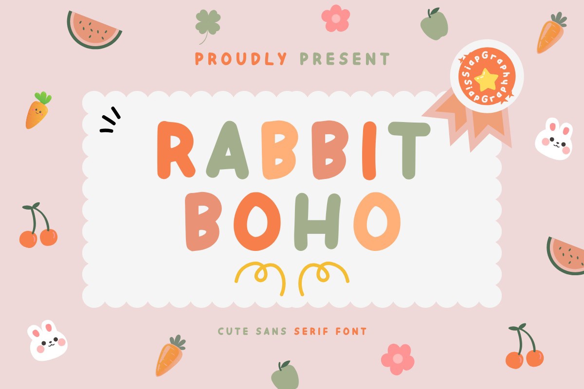 Czcionka Rabbit Boho