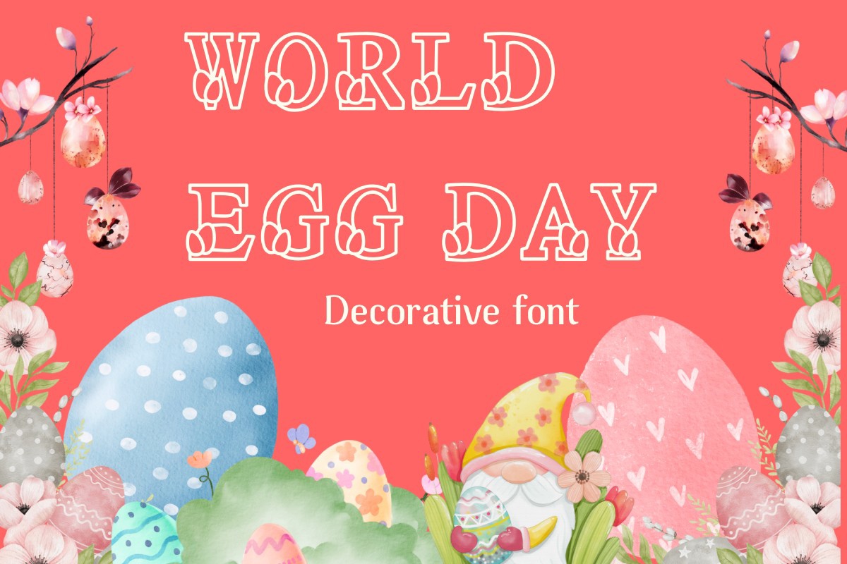 Czcionka World Egg Day