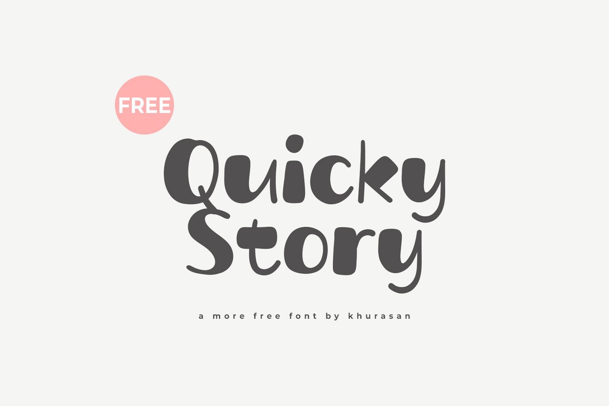 Czcionka Quicky Story