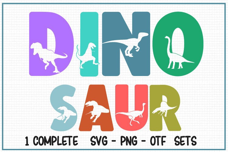 Czcionka Dinosaur Alphabet