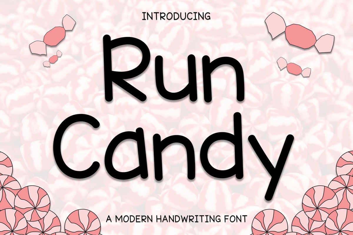 Czcionka Run Candy