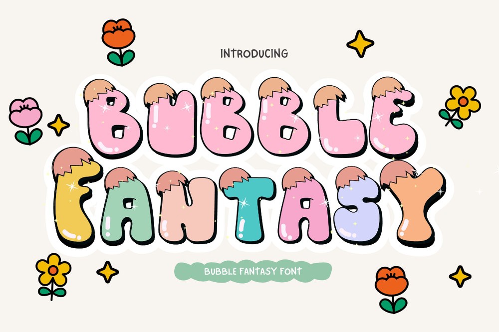 Czcionka Bubble Fantasy