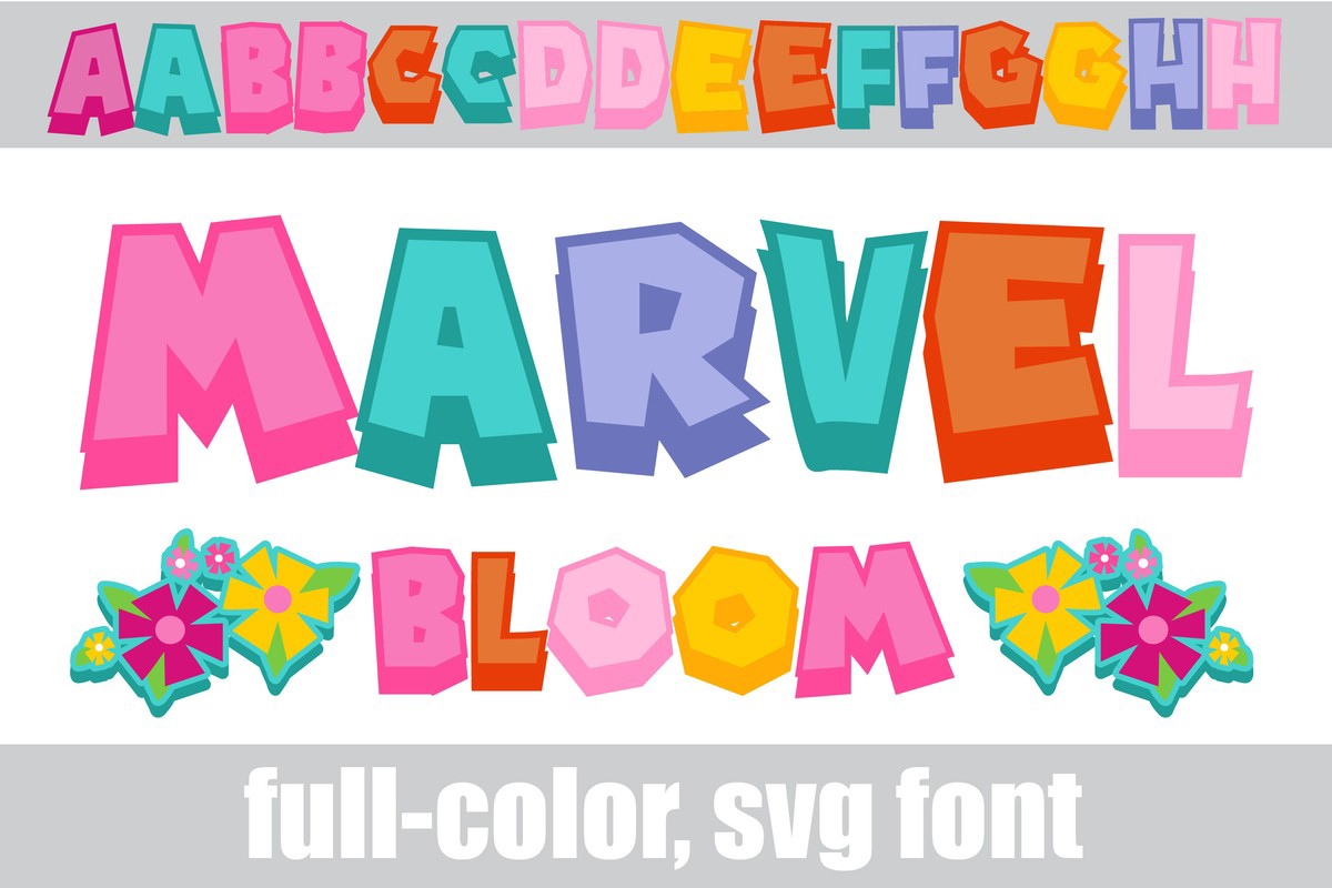 Czcionka Marvel Bloom CF