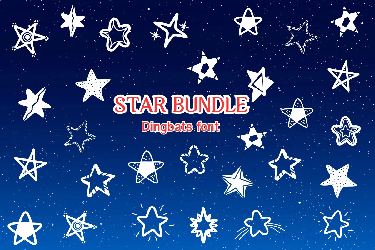 Czcionka Star Bundle