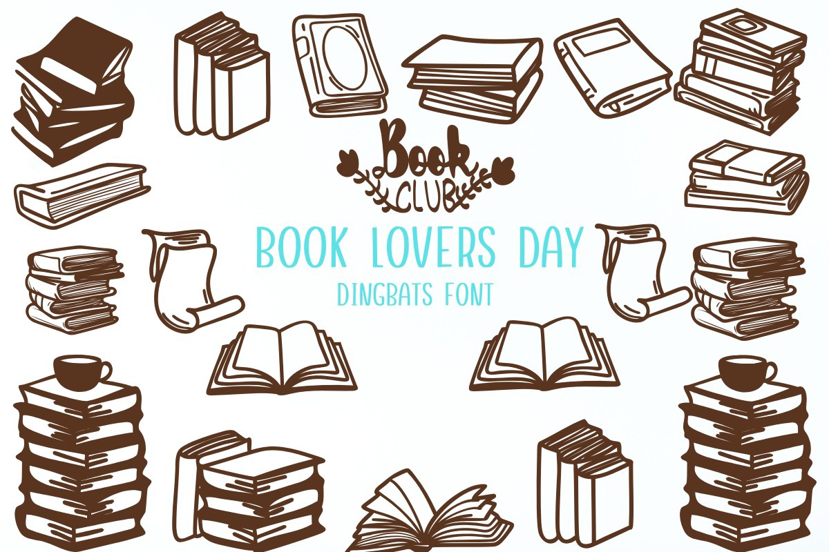 Czcionka Book Lovers Day