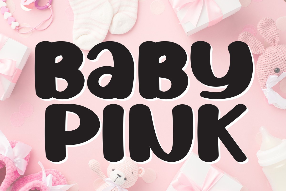 Czcionka Baby Pink