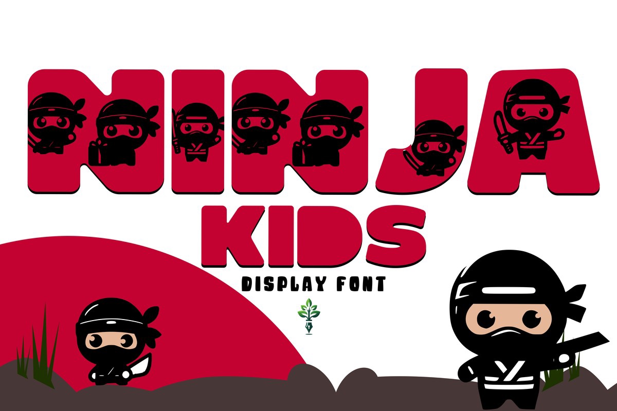 Czcionka Ninja Kids