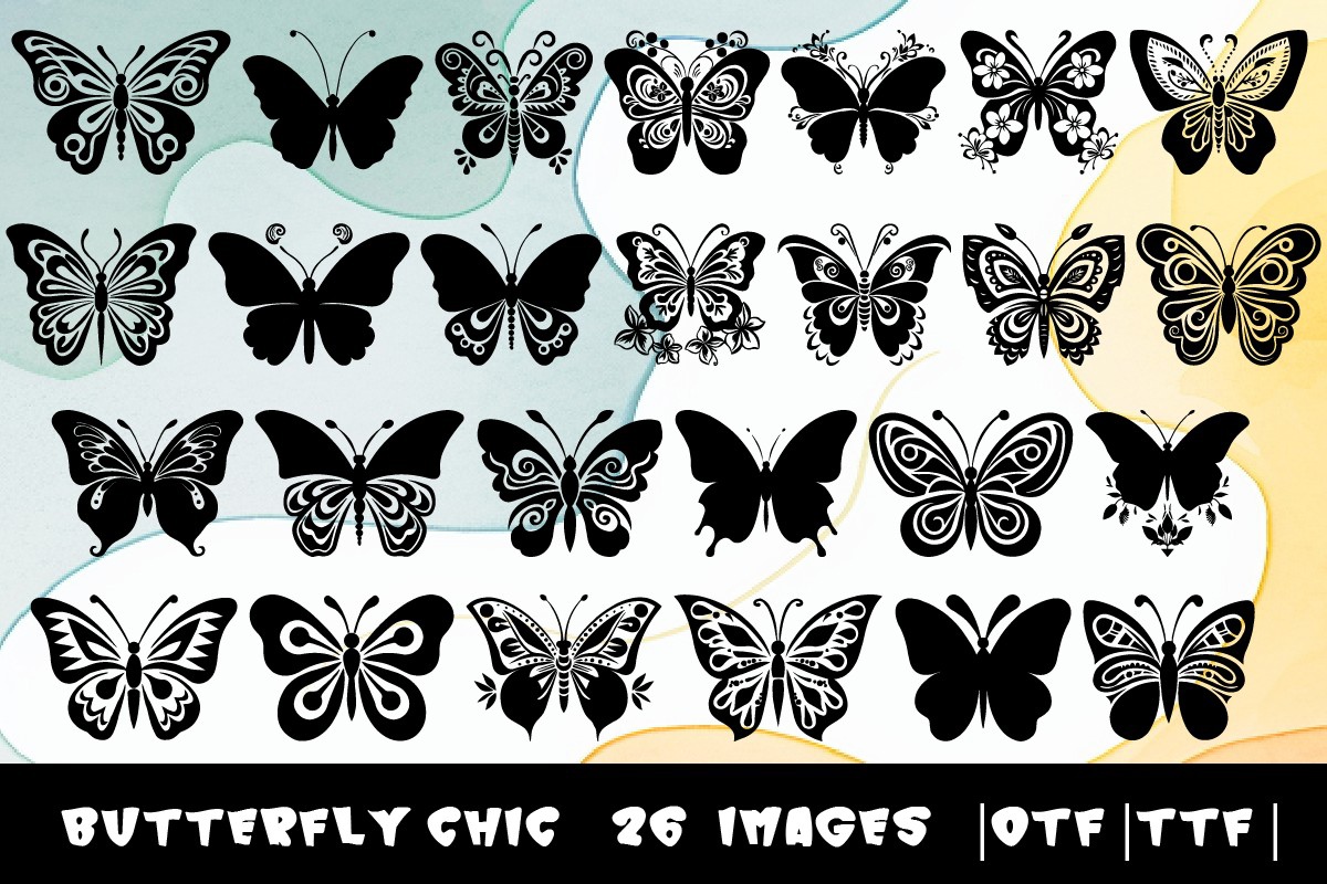 Czcionka Butterfly Chic