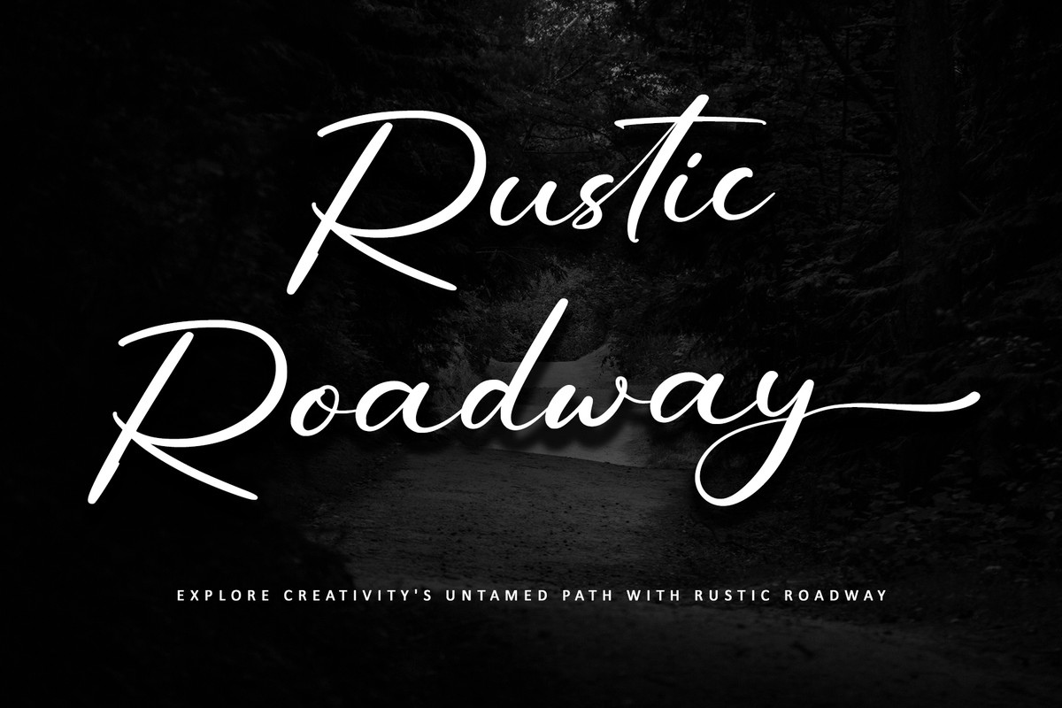 Czcionka Rustic Roadway