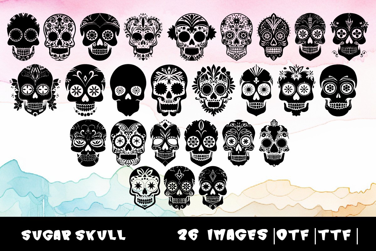 Czcionka Sugar Skull