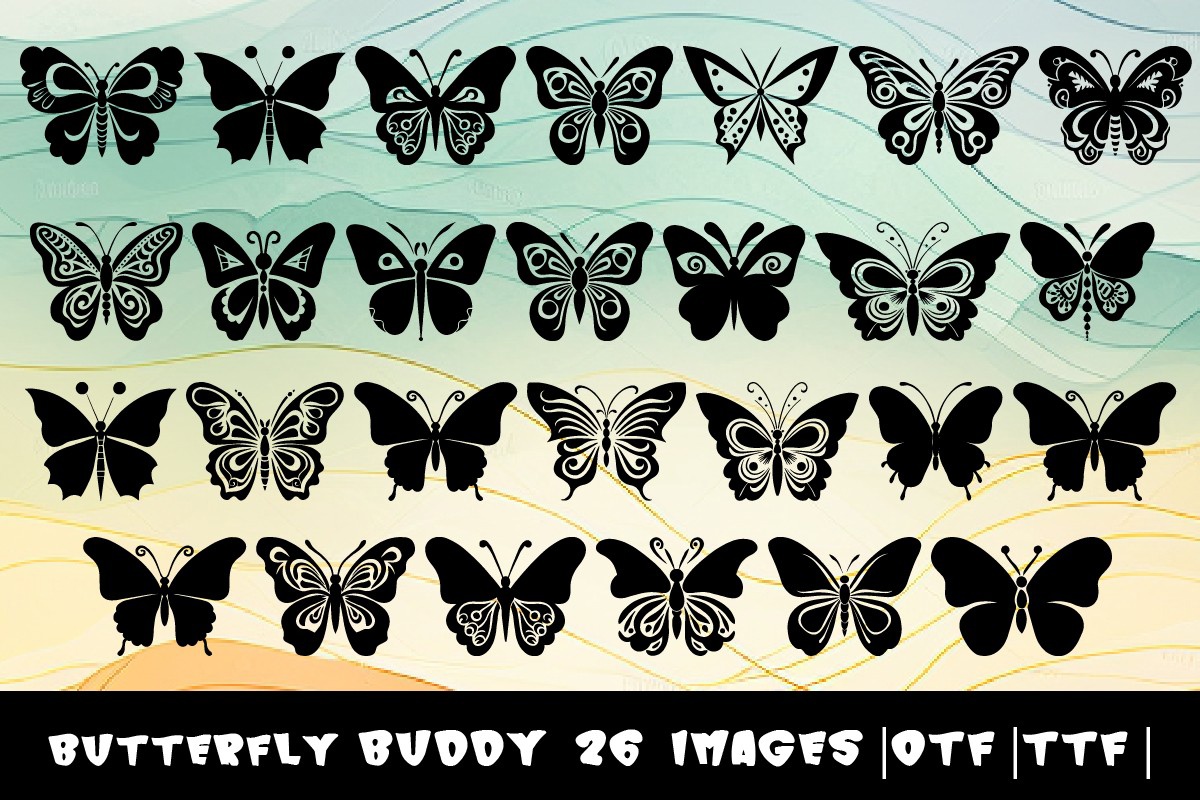 Czcionka Butterfly Buddy