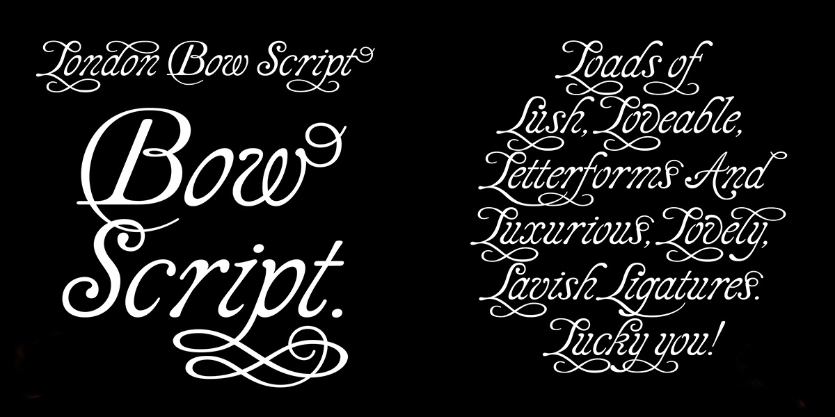 Czcionka LDN Bow Script