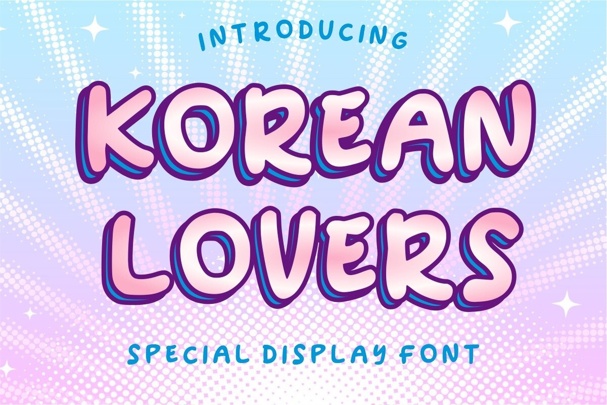 Czcionka Korean Lovers