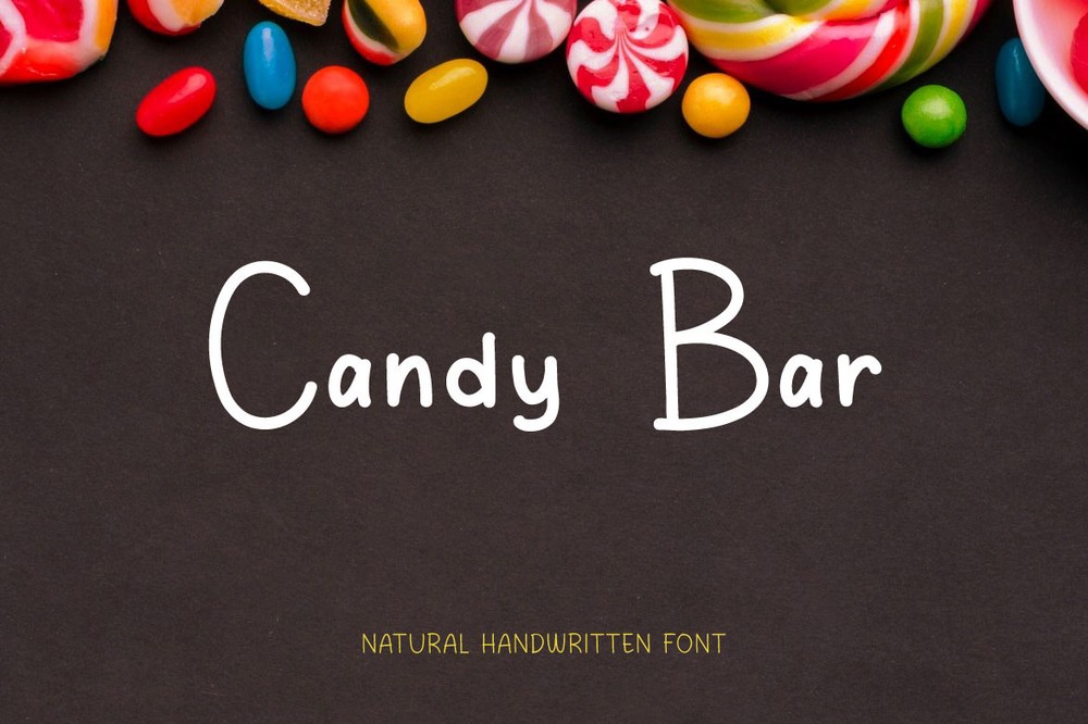 Czcionka Candy Bar