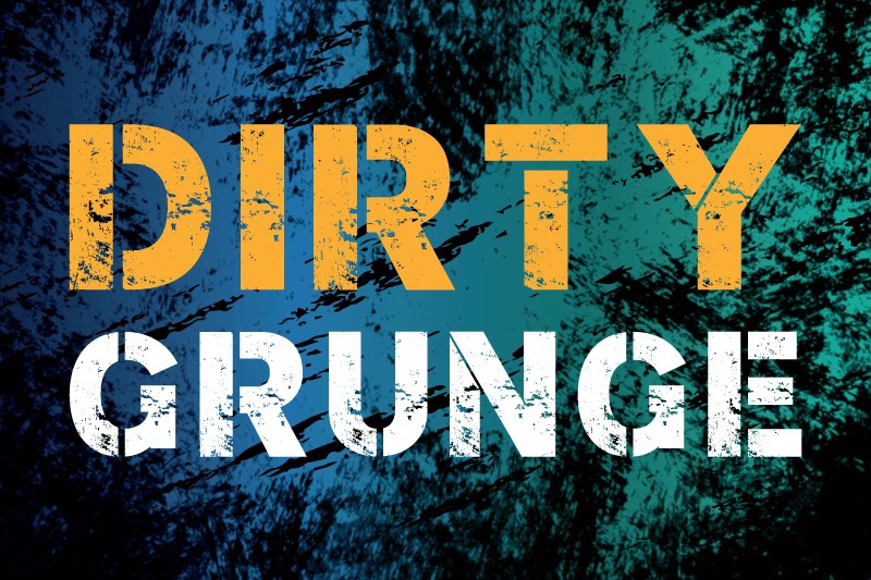 Czcionka Dirty Grung