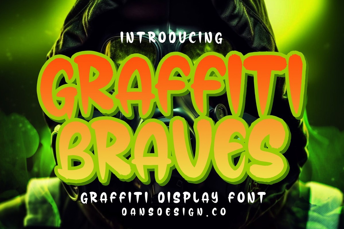 Czcionka Graffiti Braves