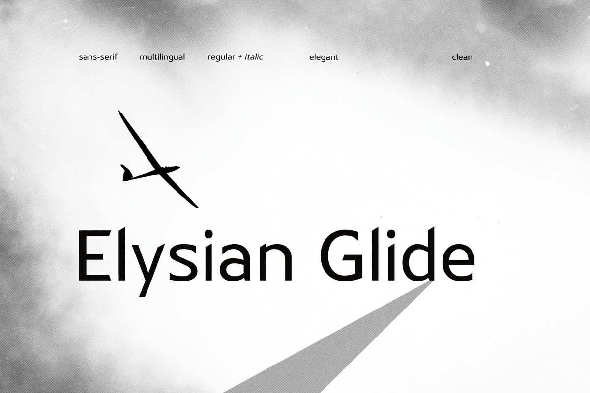 Czcionka Elysian Glide