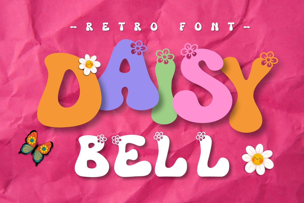 Czcionka Retro Daisy Bell