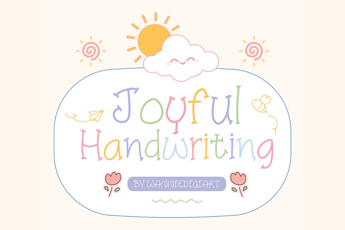 Czcionka Joyful Handwritten