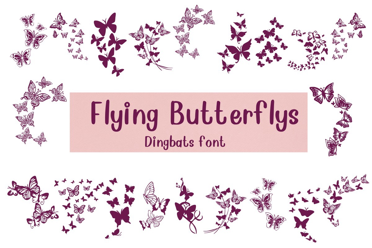 Flying Butterflies