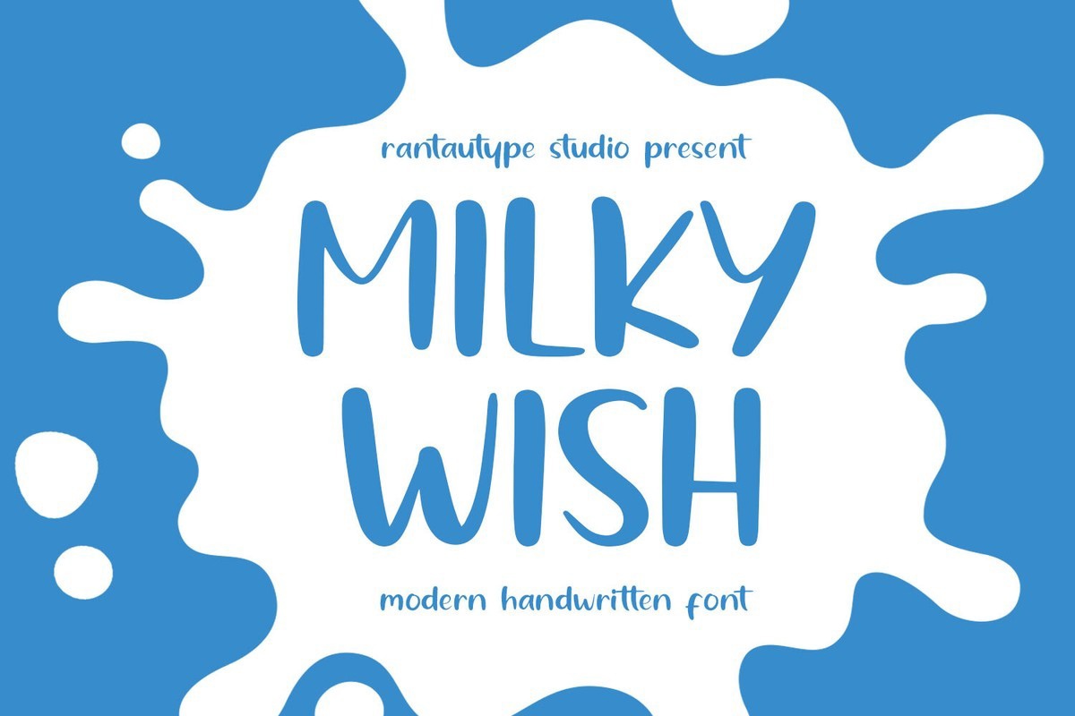 Czcionka Milky Wish