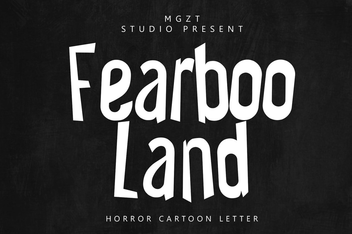 Czcionka Fearboo Land