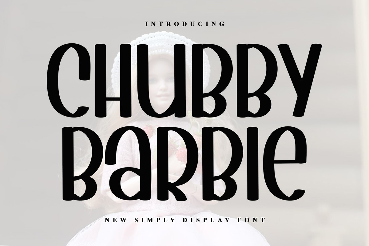 Czcionka Chubby Barbie