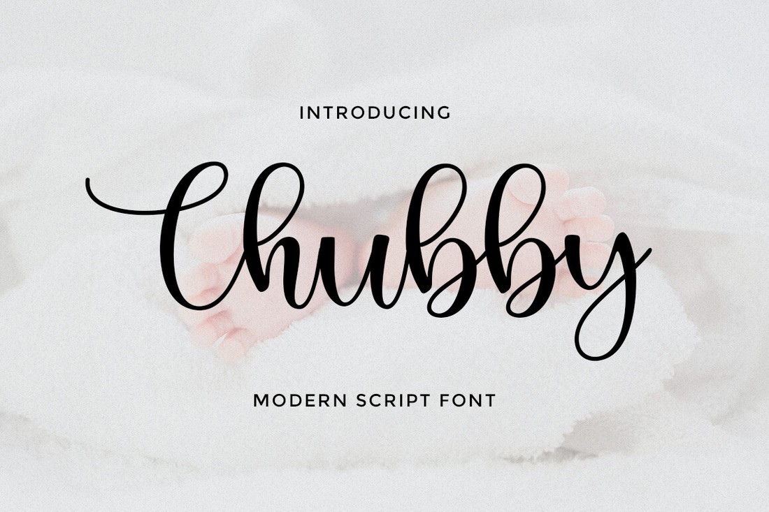 Czcionka Chubby Script