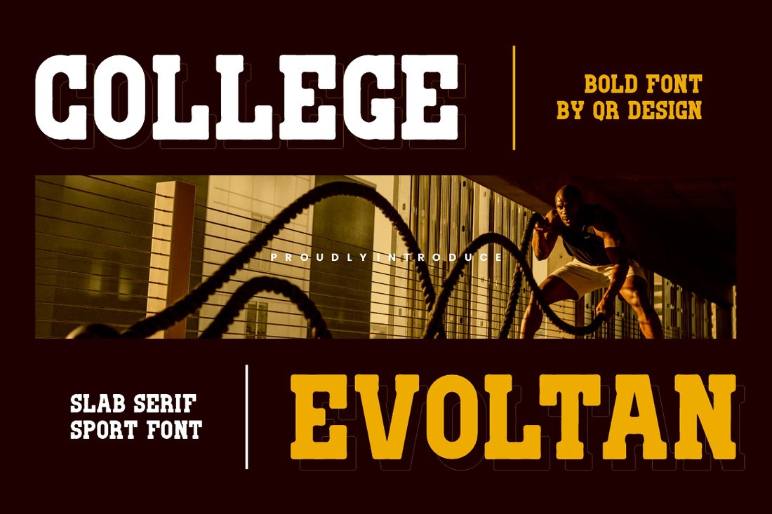 Czcionka College Evoltan