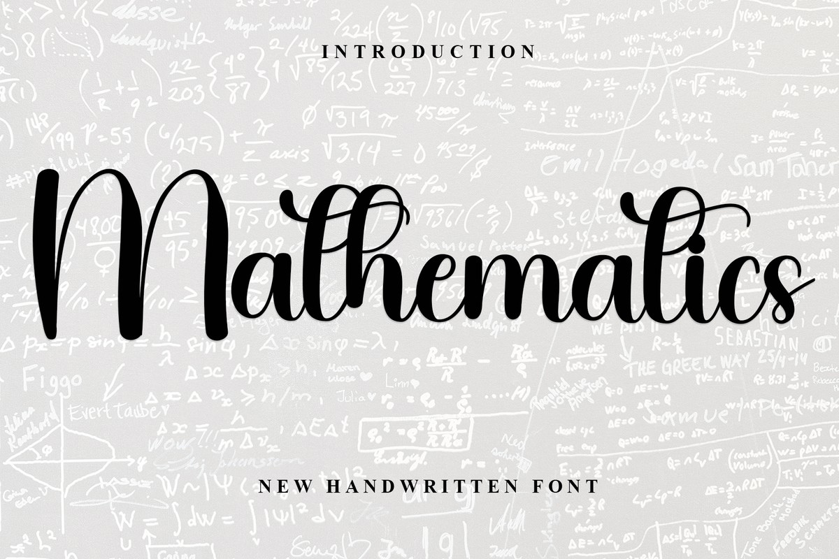 Czcionka Mathematics