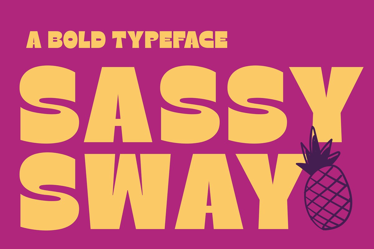 Czcionka Sassy Sway