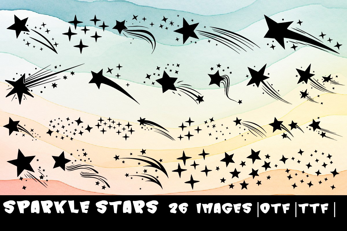 Czcionka Sparkle Stars