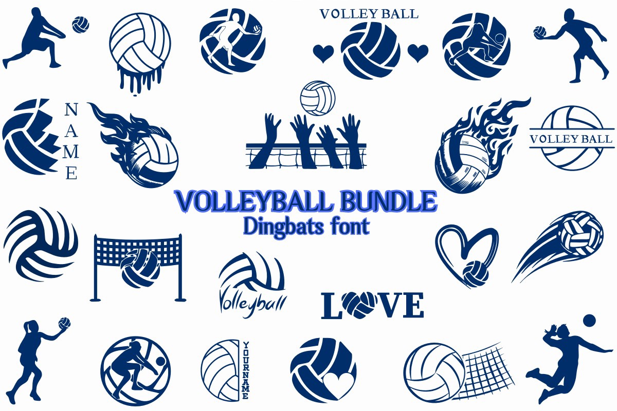 Czcionka Volleyball Bundle