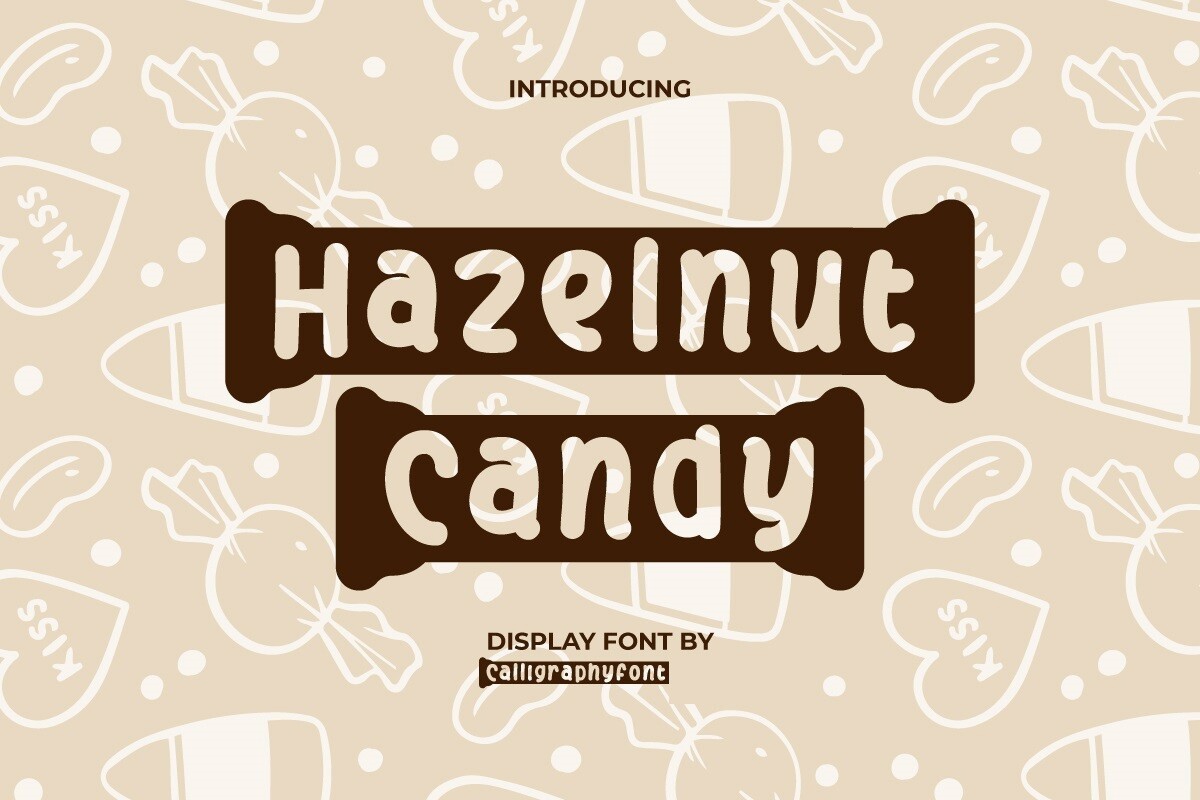 Czcionka Hazelnut Candy