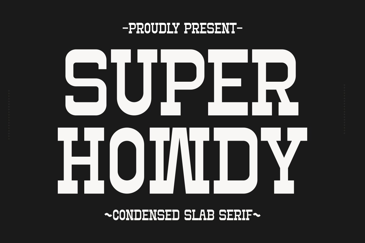 Czcionka Super Howdy