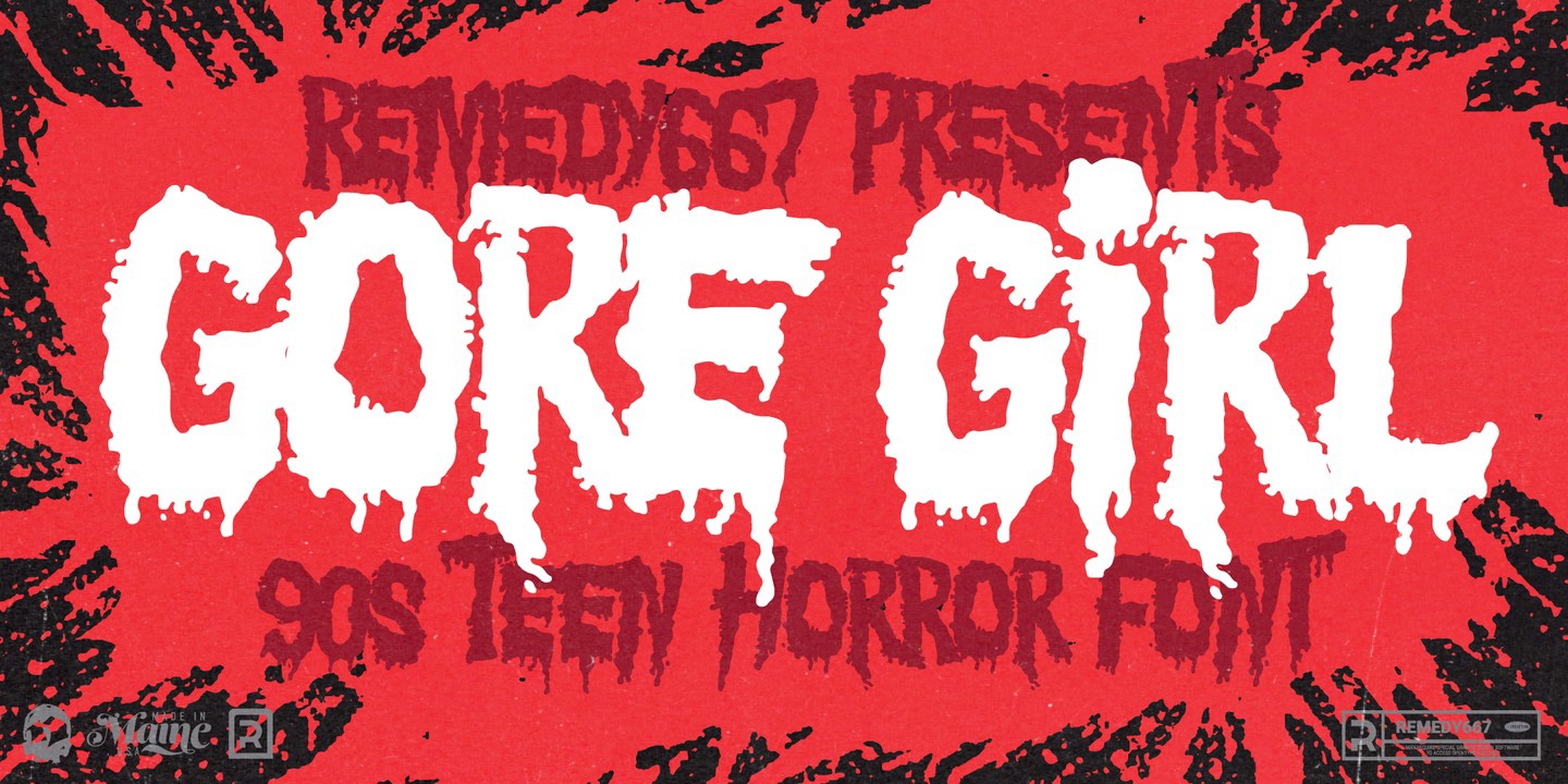 Czcionka Gore Girl